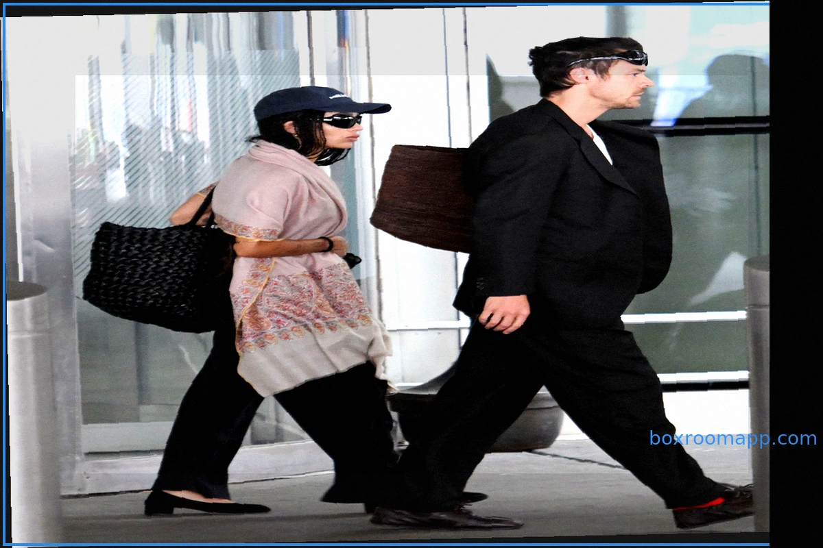 Harry Styles and Zoë Kravitz Offer Contrasting Airport Style Approaches