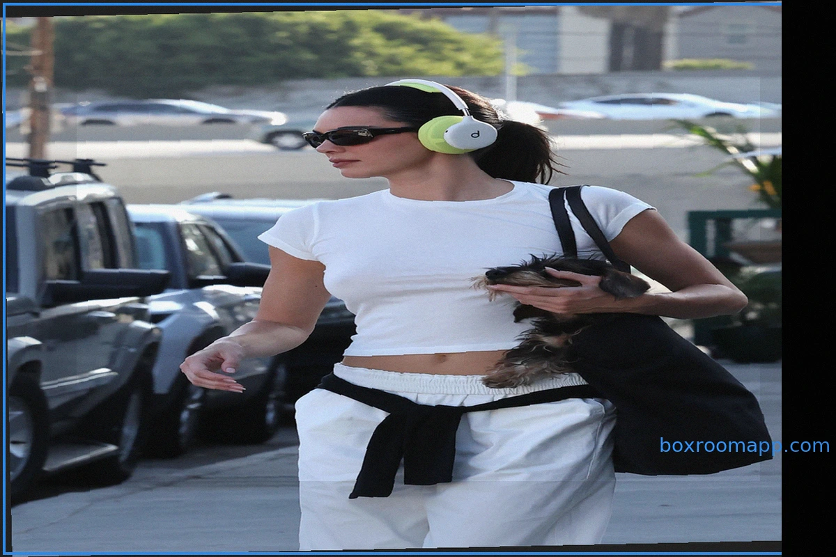 Kendall Jenner Welcomes New Accessory: Finn the Dog (Perhaps Elordi's?)